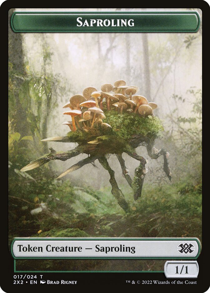 Saproling, Double Masters 2022 Tokens · 017