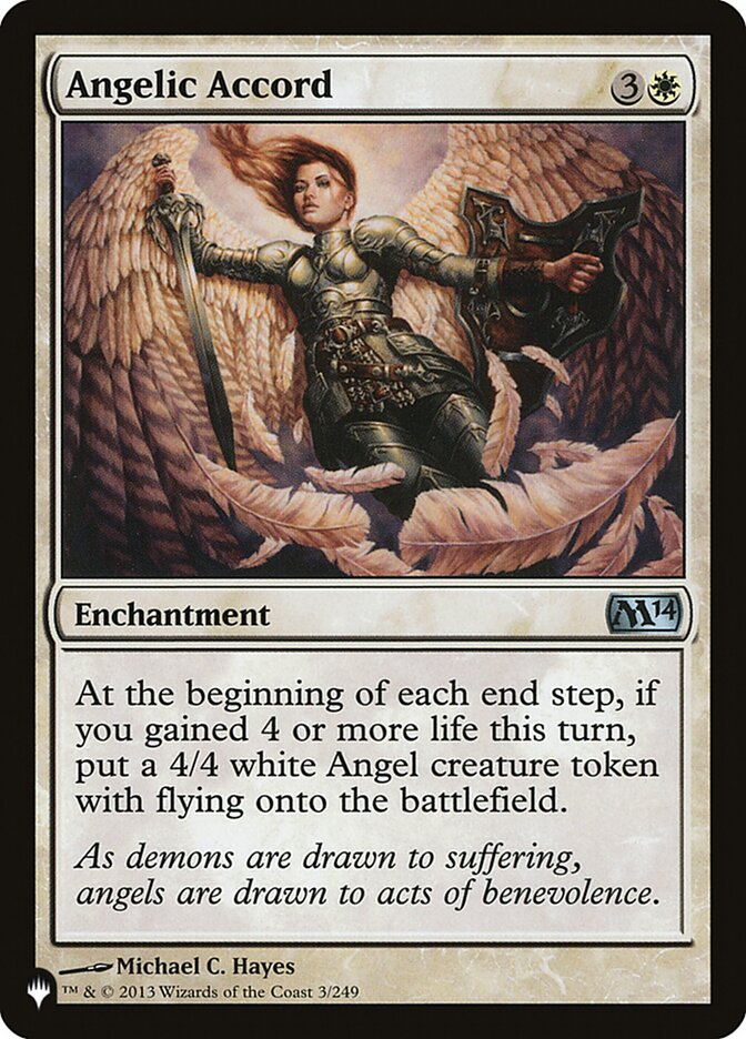 Angelic Accord, The List · m14-3