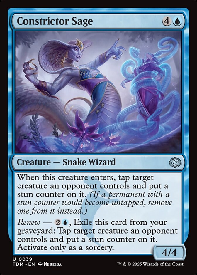Constrictor Sage, Tarkir: Dragonstorm · 0039
