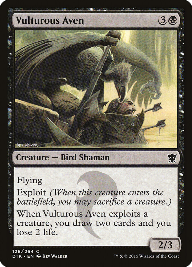 Vulturous Aven, Dragons of Tarkir · 126/264