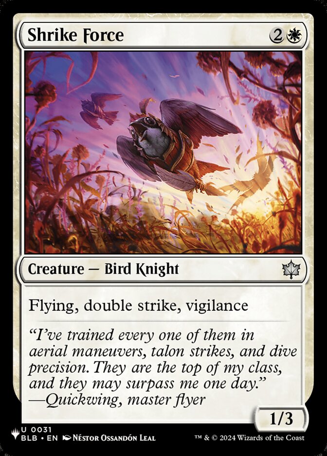 Shrike Force, The List · blb-31