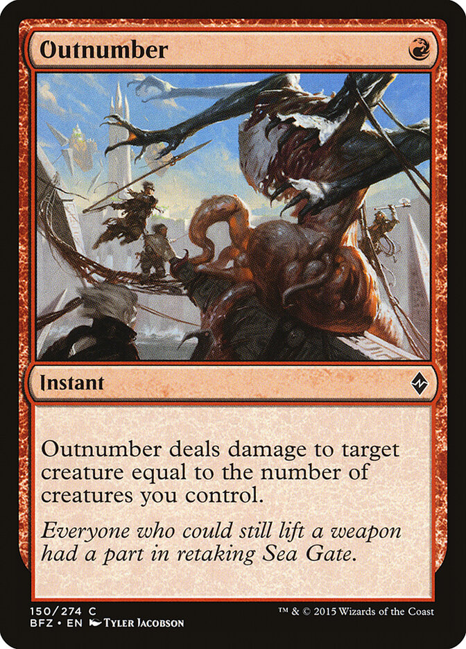 Outnumber, Battle for Zendikar · 150/274