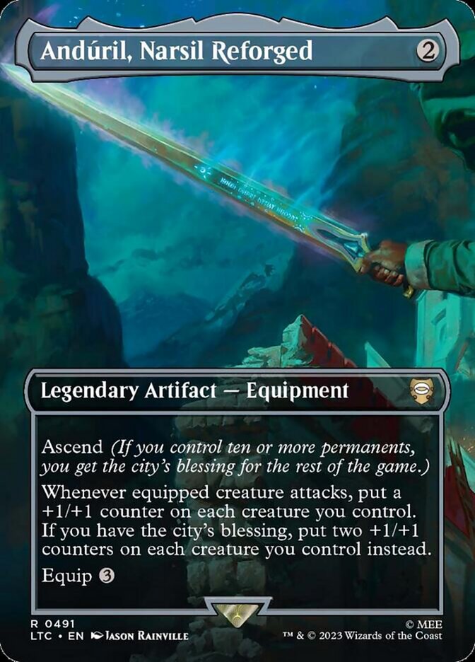 Andúril, Narsil Reforged, Tales of Middle-earth Commander · 0491