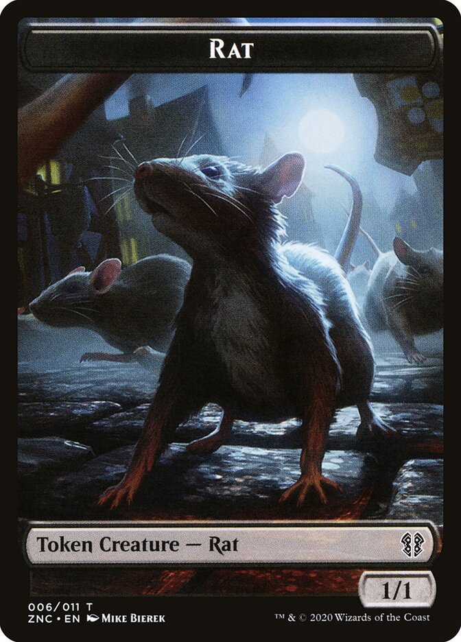 Rat, Zendikar Rising Commander Tokens · 006