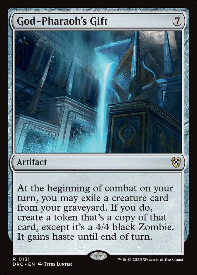 God-Pharaoh's Gift, Aetherdrift Commander · 0131