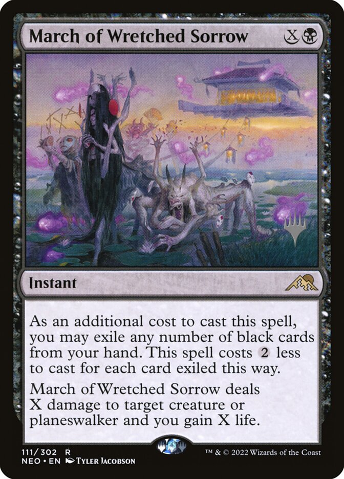 March of Wretched Sorrow, Kamigawa: Neon Dynasty Promos · 111/302