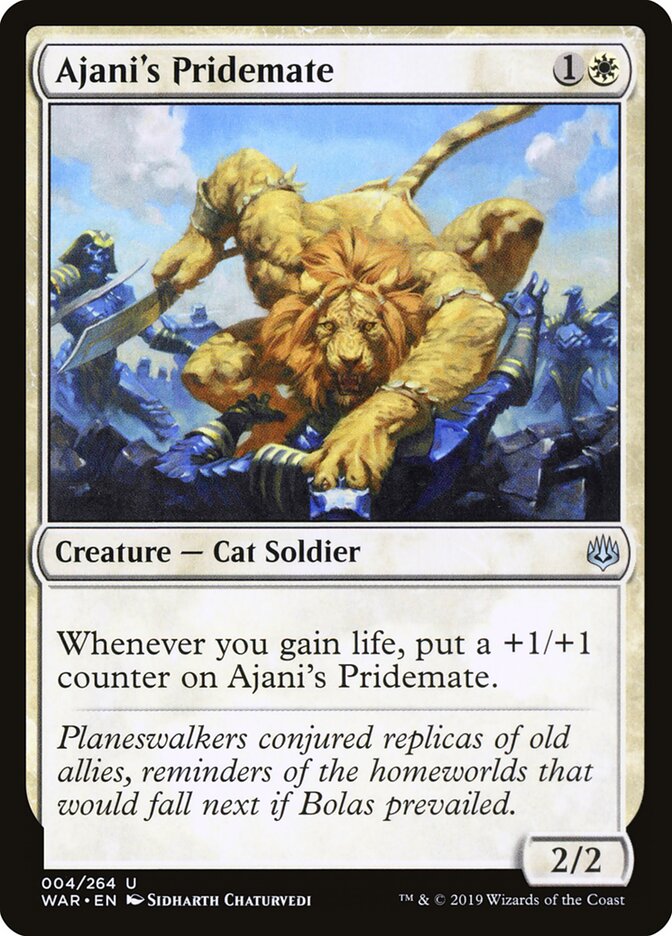Ajani's Pridemate, War of the Spark · 004/264