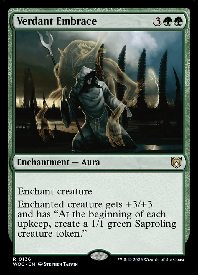 Verdant Embrace, Wilds of Eldraine Commander · 0136