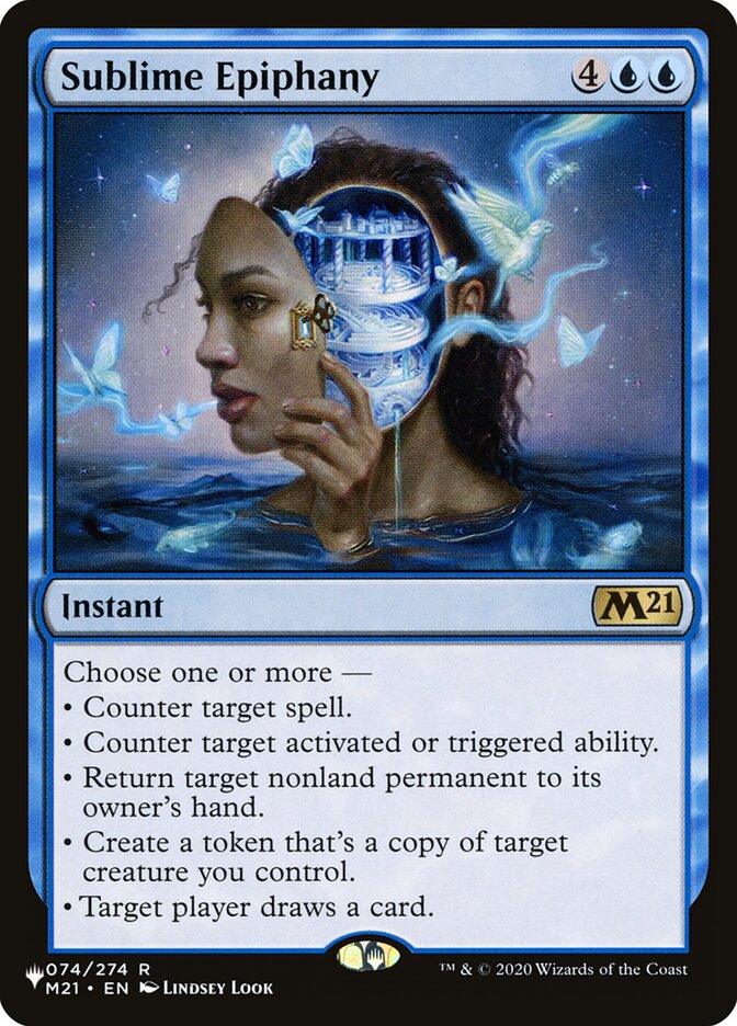 Sublime Epiphany, The List · m21-74
