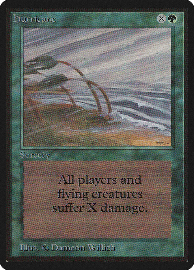 Hurricane, Limited Edition Beta · 201