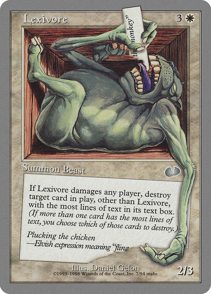 Lexivore, Unglued · 7/94