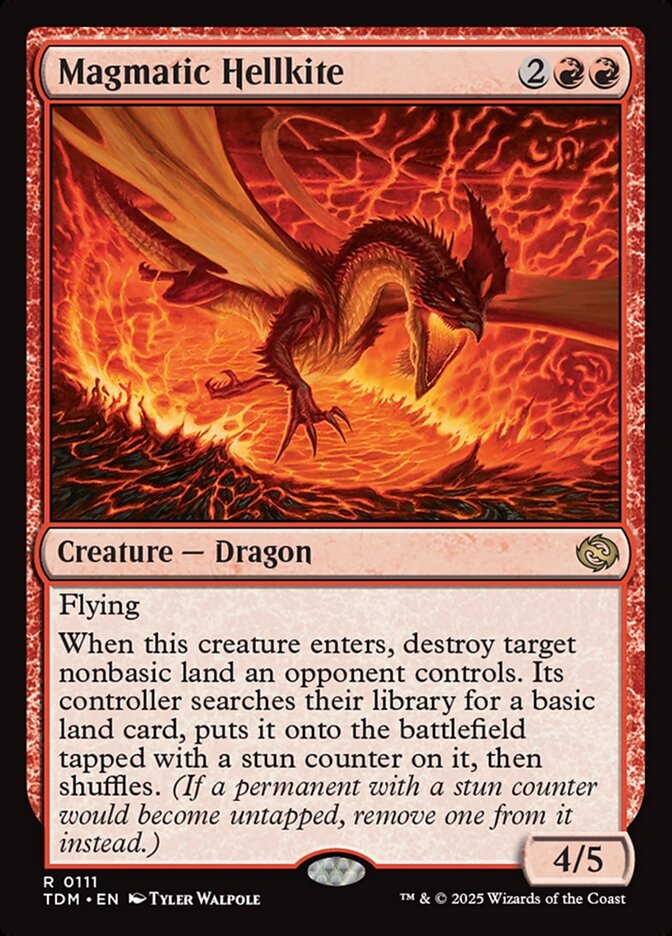 Magmatic Hellkite, Tarkir: Dragonstorm · 0111