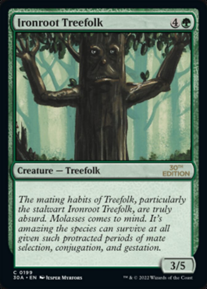 Ironroot Treefolk, 30th Anniversary Edition · 199/594