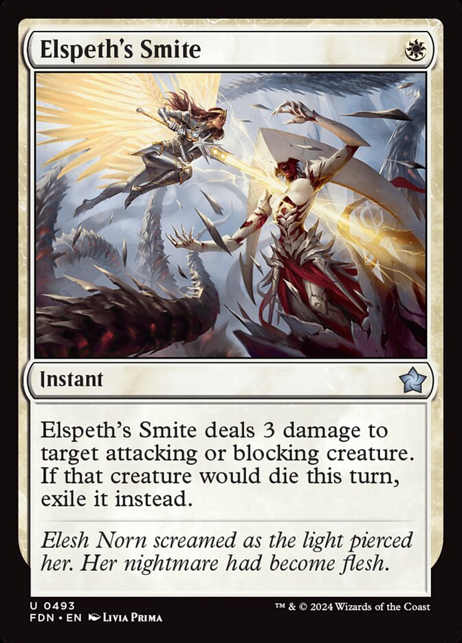 Elspeth's Smite, Foundations · 0493