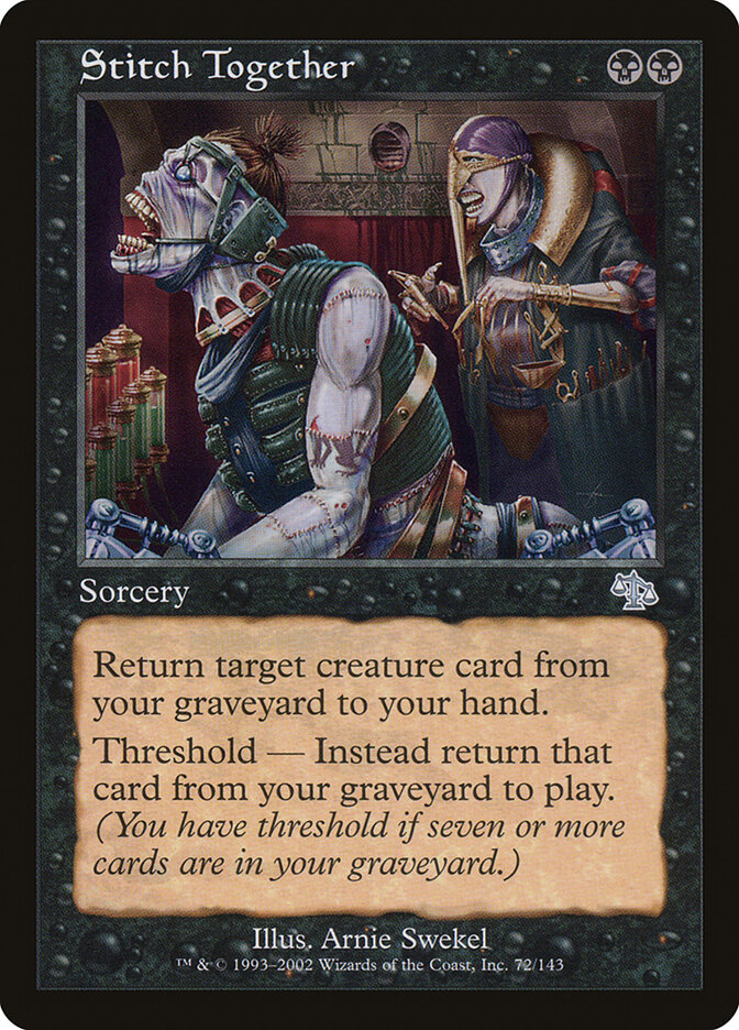 Stitch Together, Judgment · 72/143