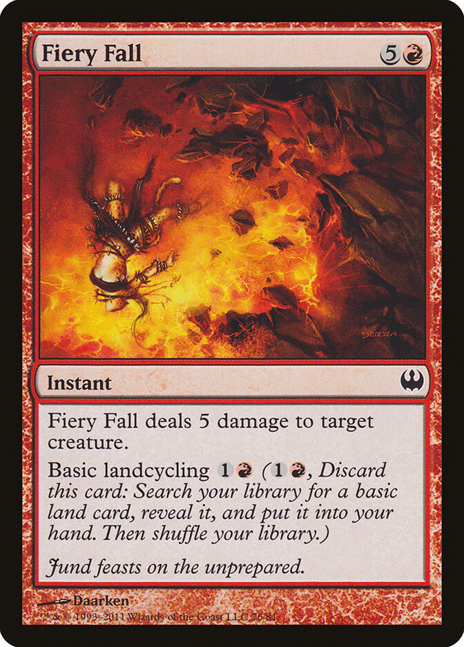 Fiery Fall, Duel Decks: Knights vs. Dragons · 76/81