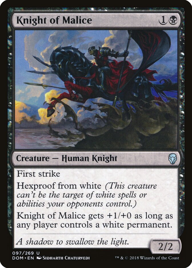 Knight of Malice, Dominaria · 097/269