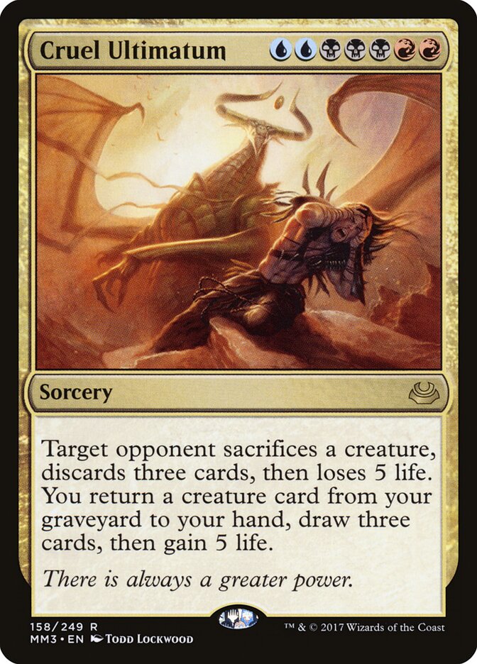 Cruel Ultimatum, Modern Masters 2017 · 158/249