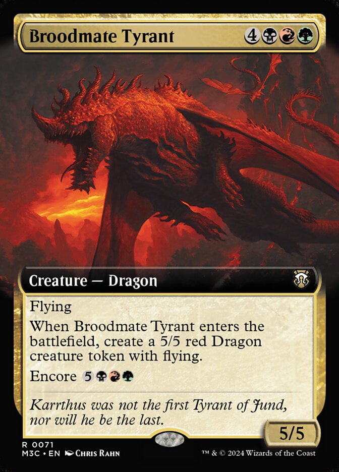 Broodmate Tyrant, Modern Horizons 3 Commander · 0071
