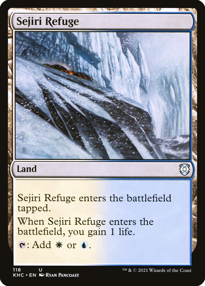 Sejiri Refuge, Kaldheim Commander · 118