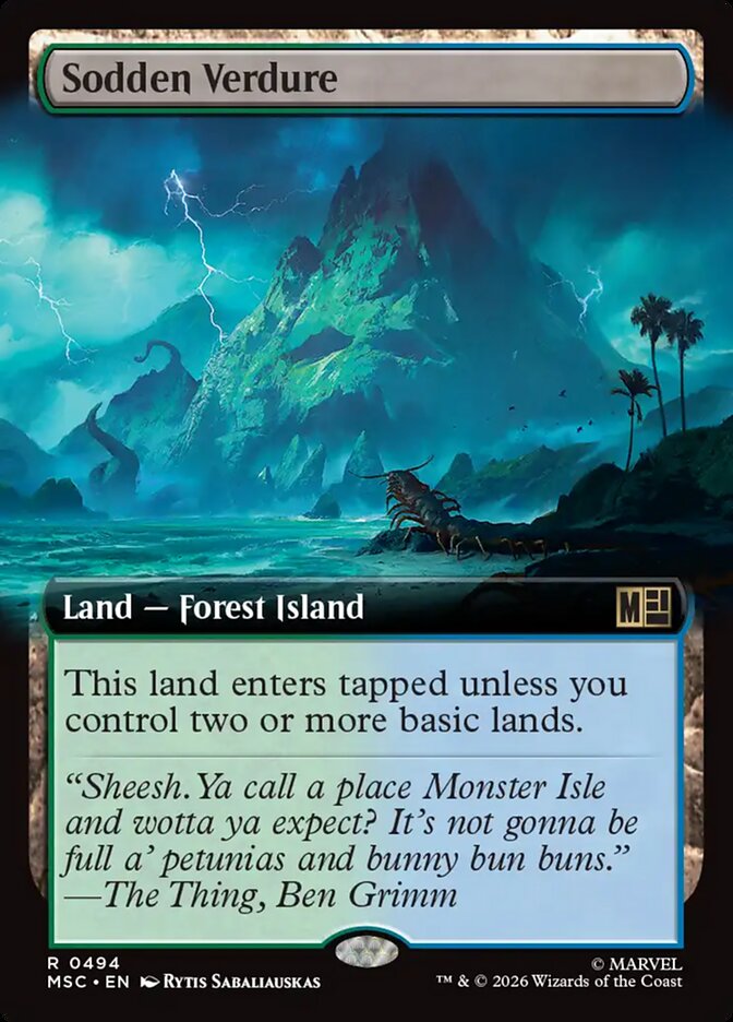Sodden Verdure, Marvel Super Heroes Commander · 0494
