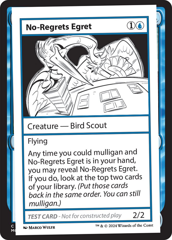 No-Regrets Egret, Mystery Booster 2 · 0533
