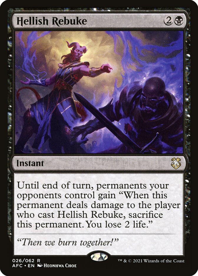 Hellish Rebuke, Forgotten Realms Commander · 026/062