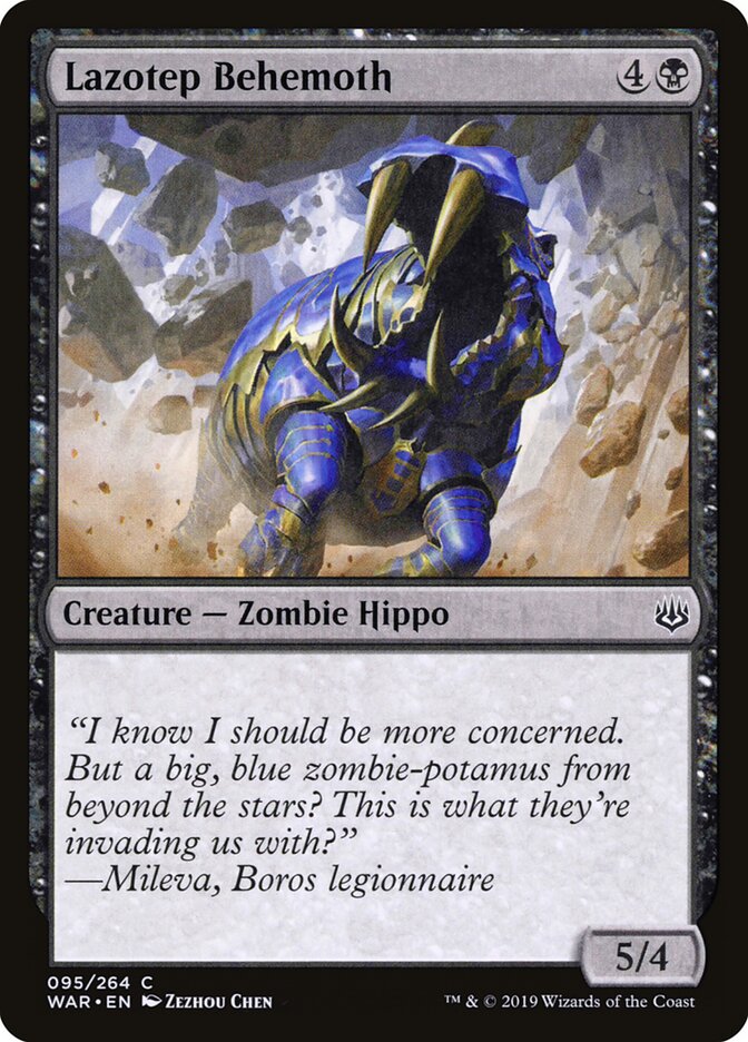 Lazotep Behemoth, War of the Spark · 095/264