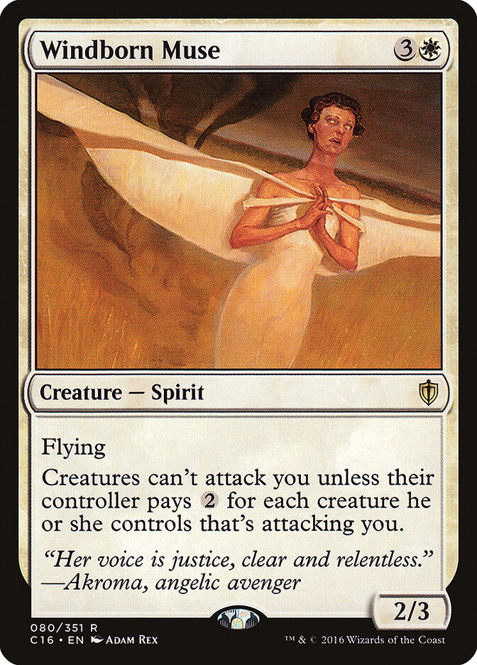 Windborn Muse, Commander 2016 · 080/351