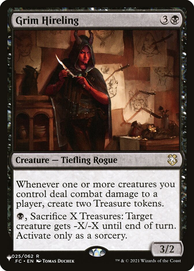 Grim Hireling, The List · afc-25
