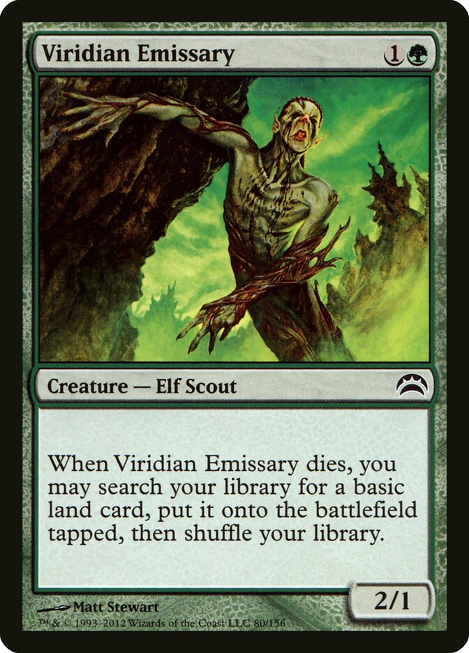 Viridian Emissary, Planechase 2012 · 80/156