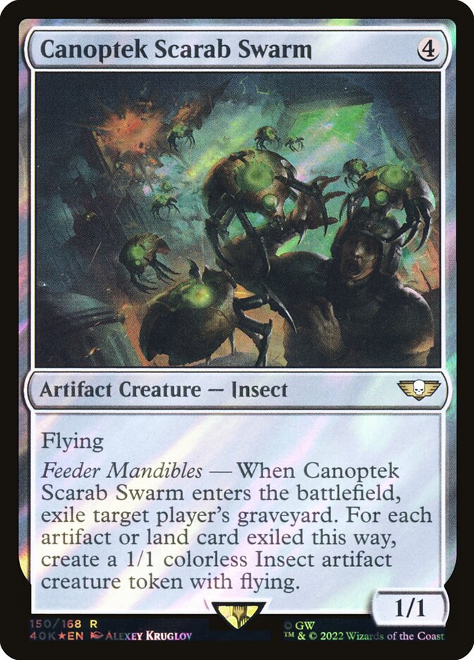 Canoptek Scarab Swarm, Warhammer 40,000 Commander · 150-star