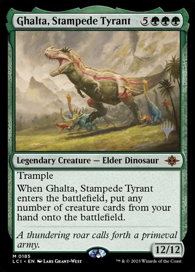 Ghalta, Stampede Tyrant, The Lost Caverns of Ixalan Promos · 0185