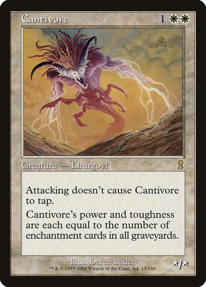 Cantivore, Odyssey · 13/350