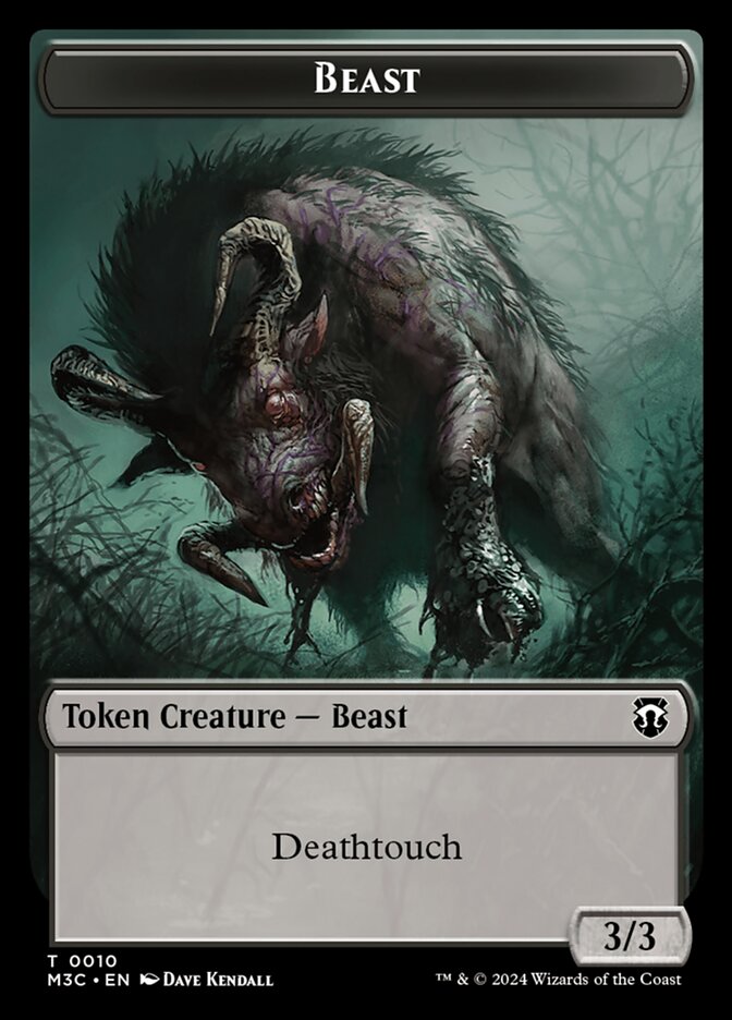 Beast, Modern Horizons 3 Commander Tokens · 0010