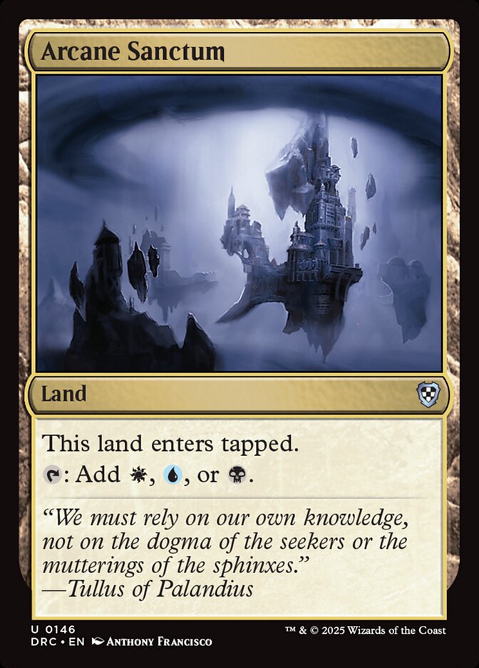 Arcane Sanctum, Aetherdrift Commander · 0146