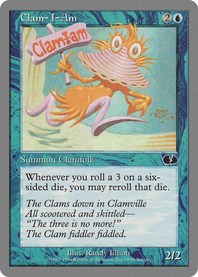 Clam-I-Am, Unglued · 19/94