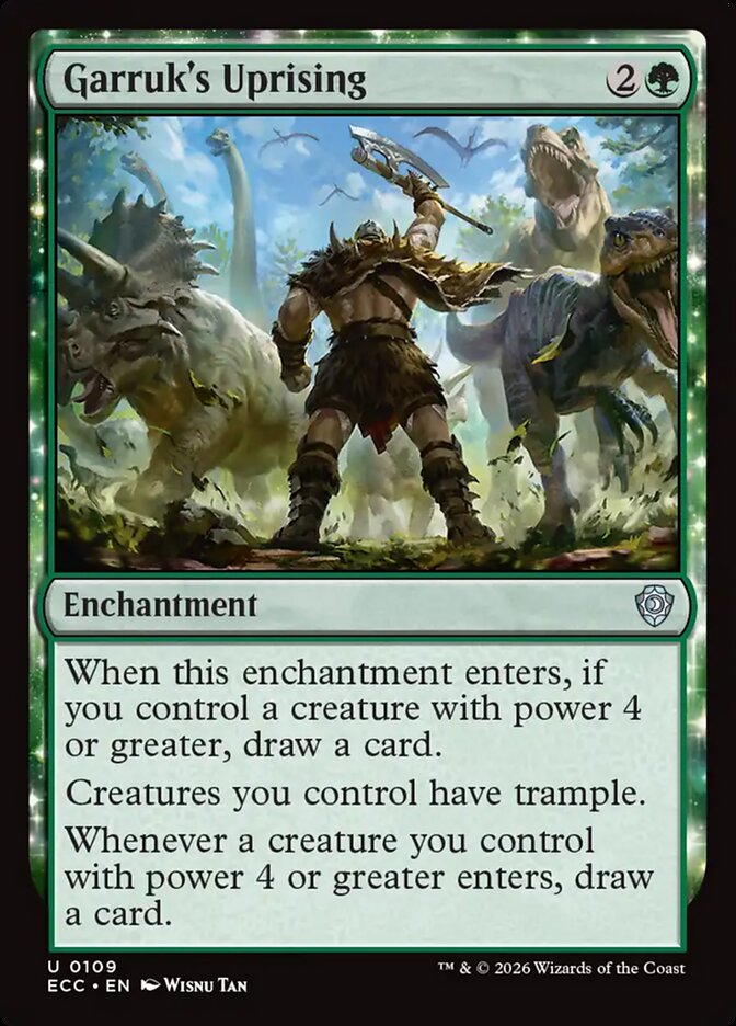 Garruk's Uprising, Lorwyn Eclipsed Commander · 0109
