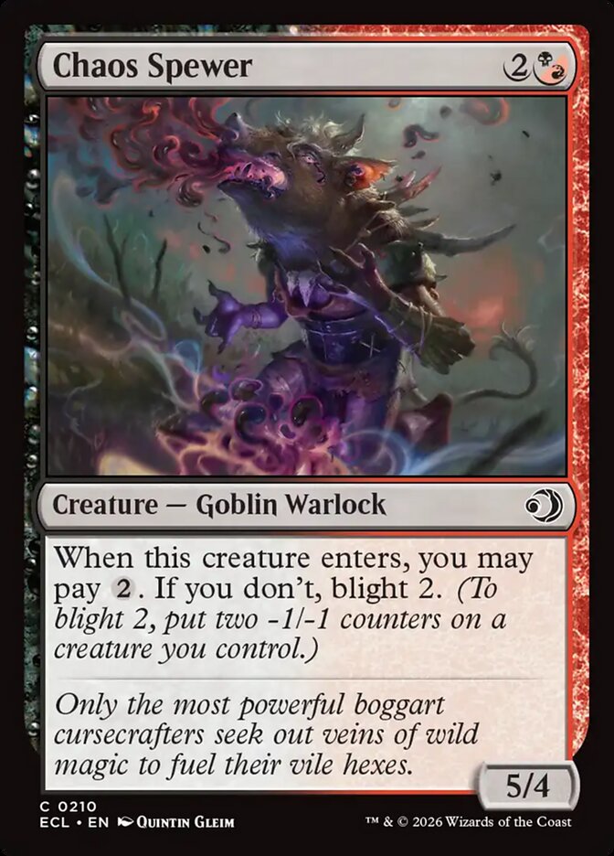 Chaos Spewer, Lorwyn Eclipsed · 0210
