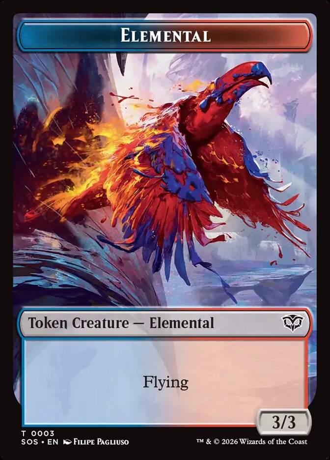 Elemental, Secrets of Strixhaven Tokens · 0003