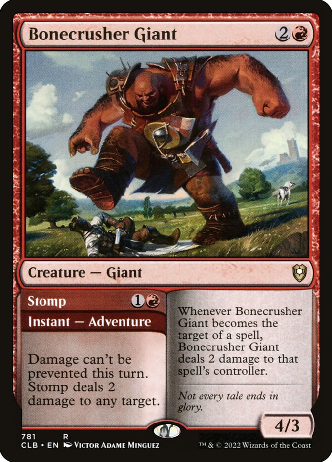 Bonecrusher Giant // Stomp, Commander Legends: Battle for Baldur's Gate · 781