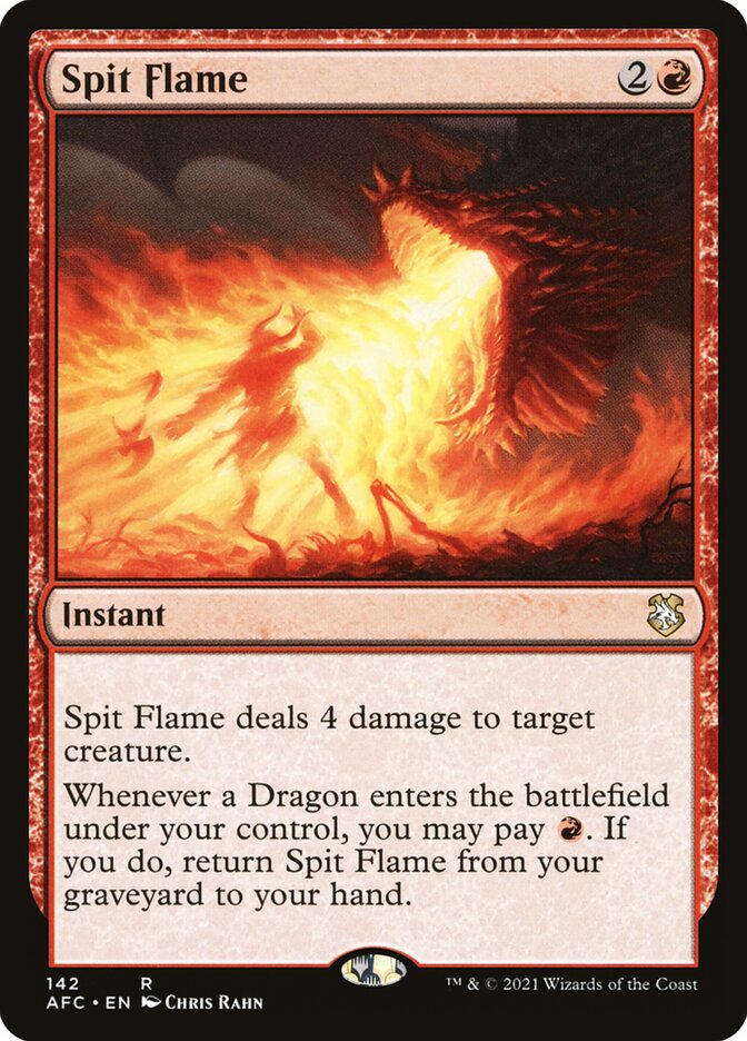 Spit Flame, Forgotten Realms Commander · 142