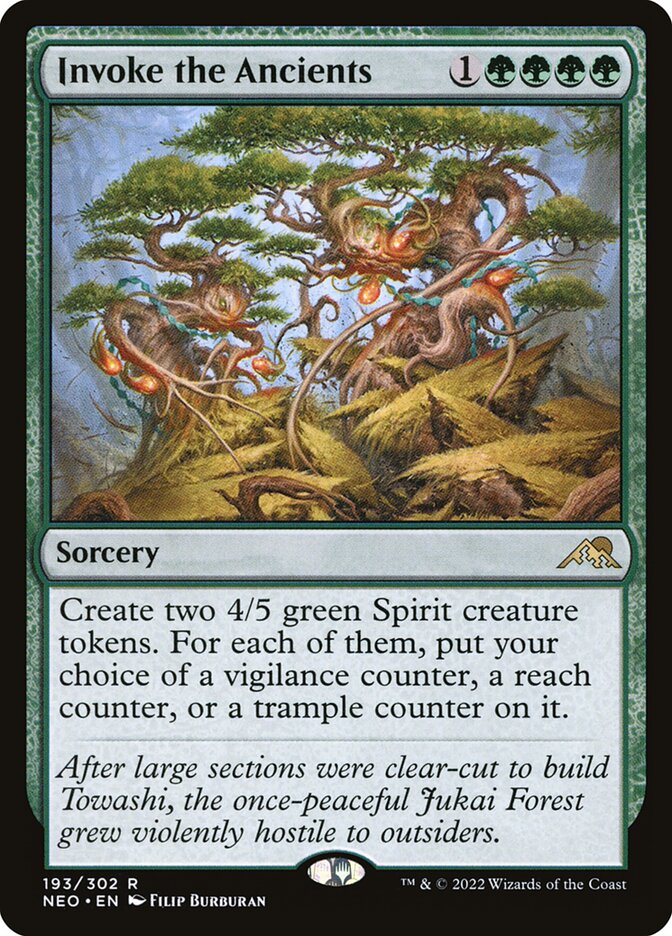 Invoke the Ancients, Kamigawa: Neon Dynasty · 193/302