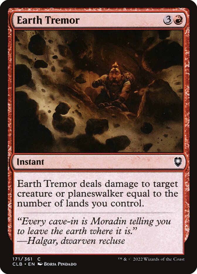 Earth Tremor, Commander Legends: Battle for Baldur's Gate · 171/361