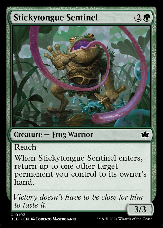 Stickytongue Sentinel, Bloomburrow · 0193