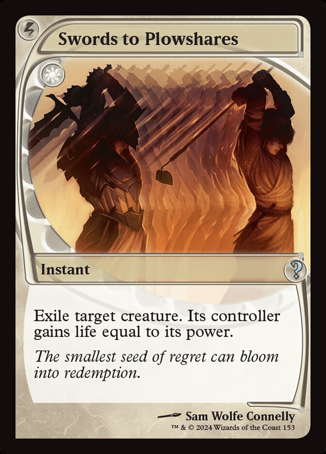 Swords to Plowshares, Mystery Booster 2 · 0153