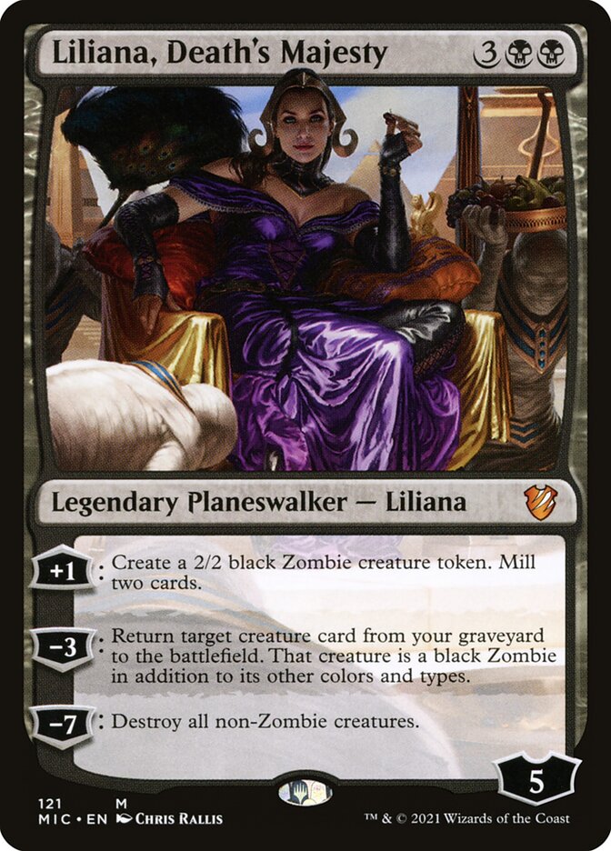 Liliana, Death's Majesty, Midnight Hunt Commander · 121