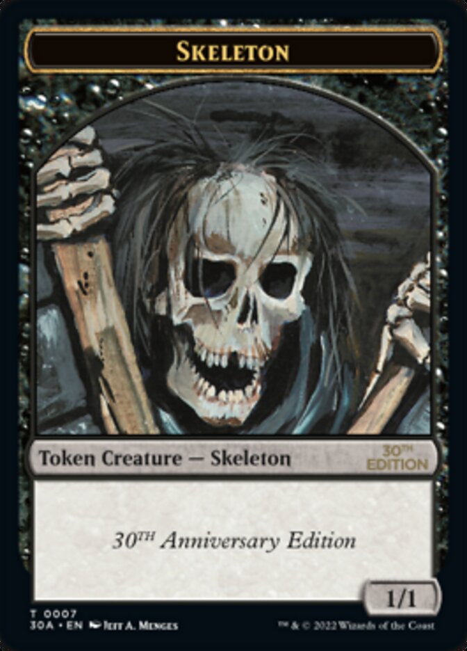 Skeleton, 30th Anniversary Tokens · 007