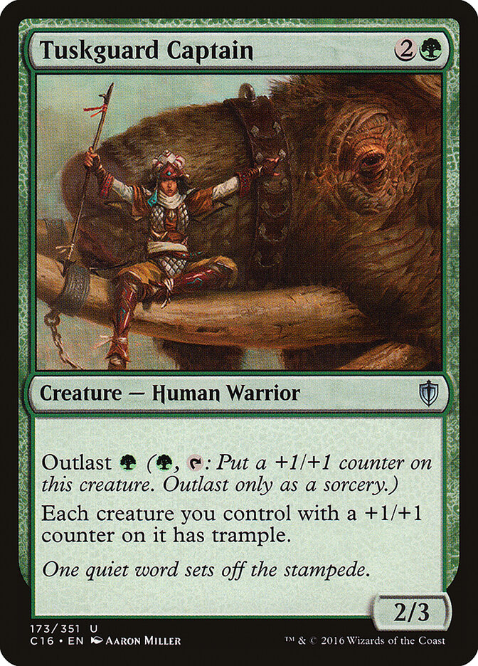 Tuskguard Captain, Commander 2016 · 173/351