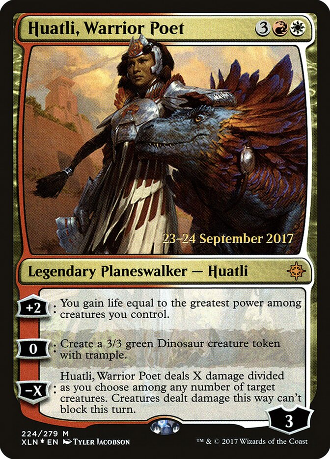 Huatli, Warrior Poet, Ixalan Promos · 224/279